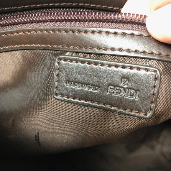 Fendi Zucca Animal Print Hobo Bag - Picture 5 of 11